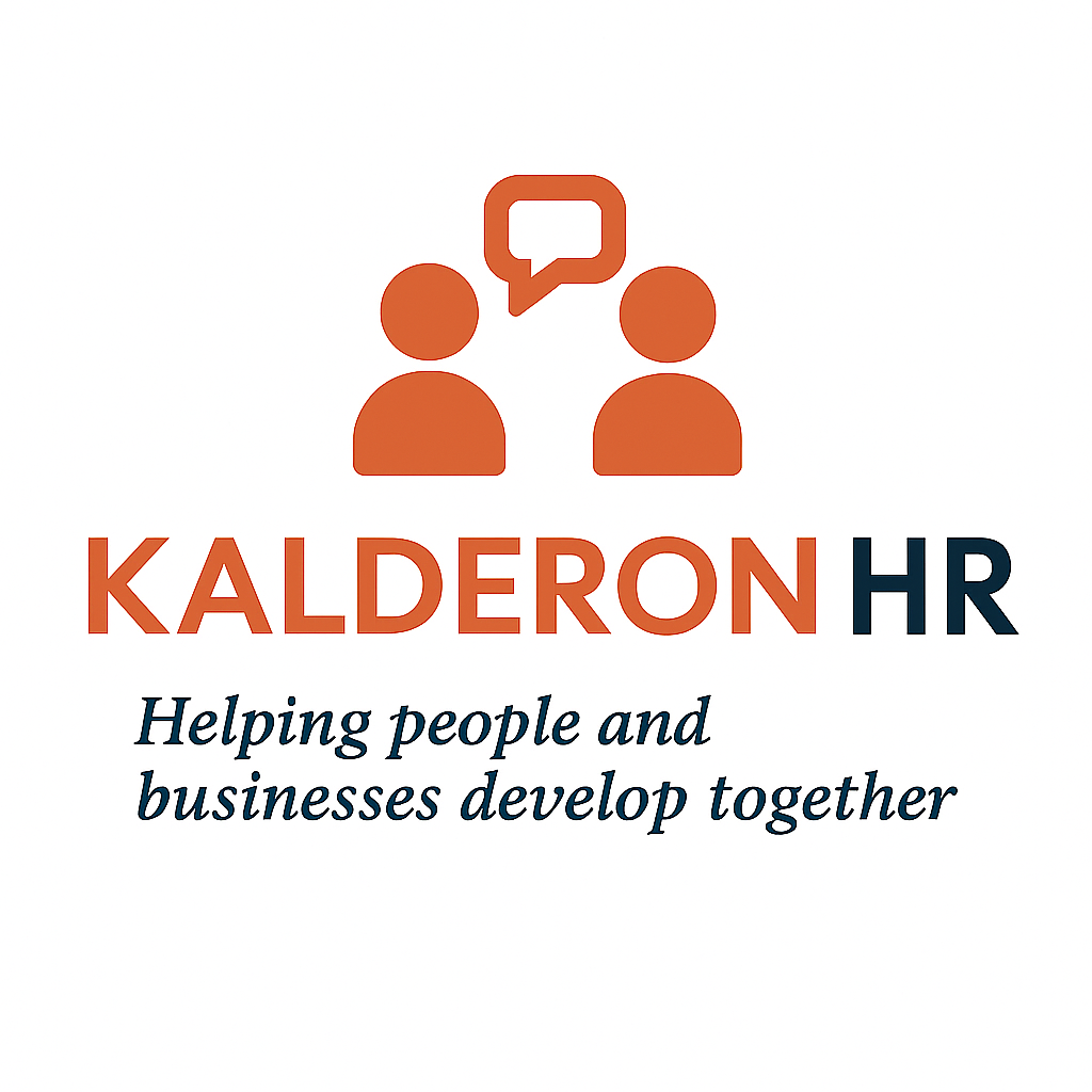 Kalderon HR logo - Helping people and businesses develop together.